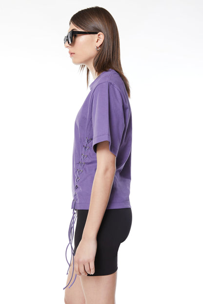LACE UP T-SHIRT