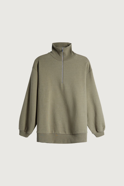 QUARTER ZIP SWEATSHIRT