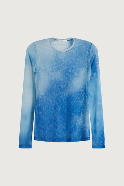GRADIENT SHEER TOP