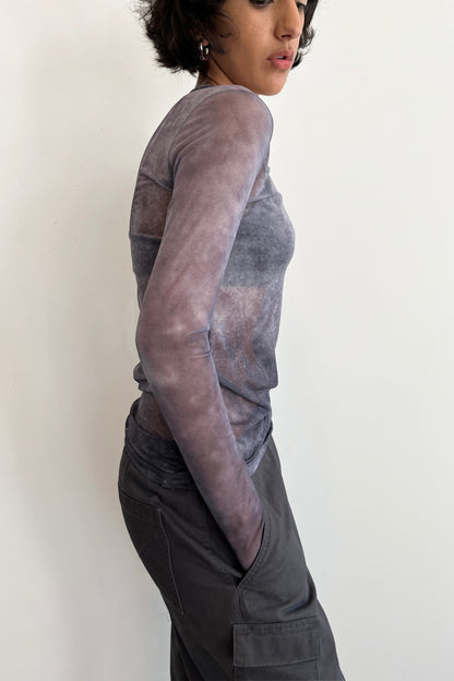 GRADIENT SHEER TOP
