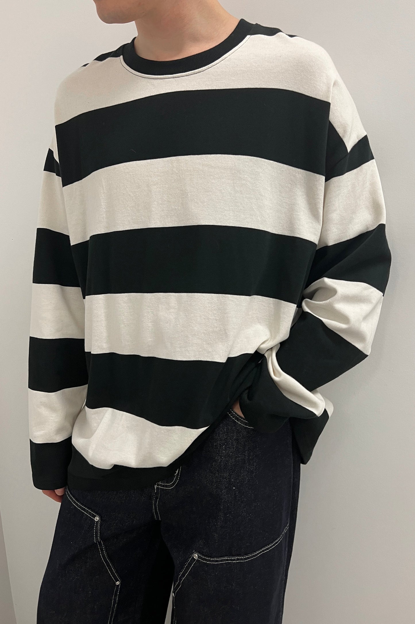 OVERSIZED STRIPED TOP