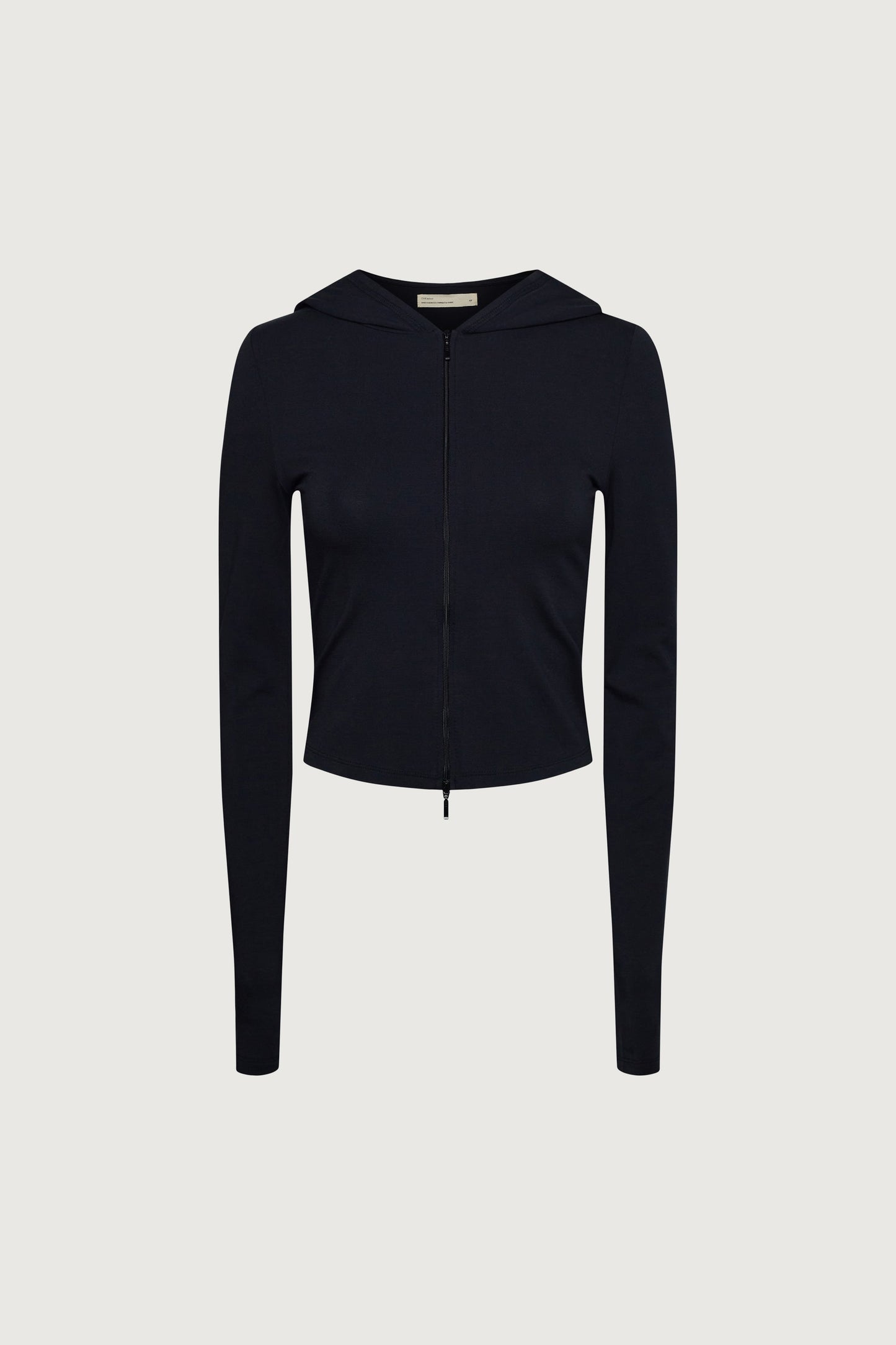 FITTED ZIP-UP HOODIE