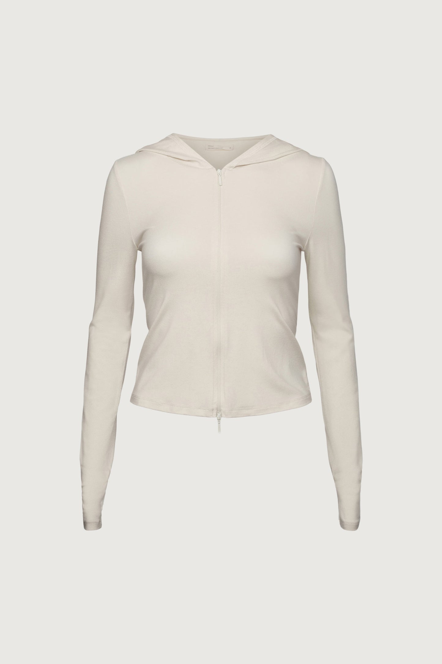 FITTED ZIP-UP HOODIE