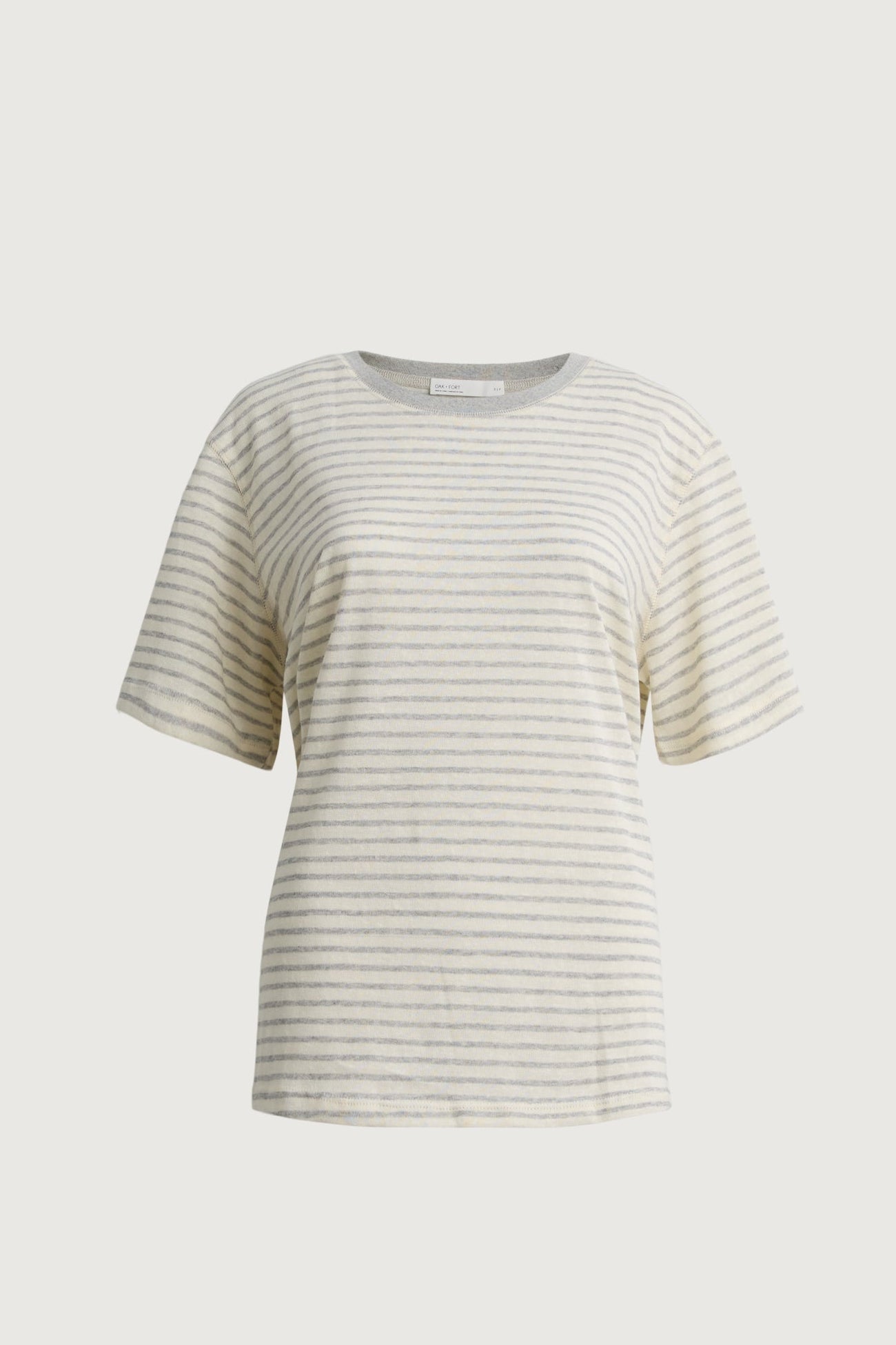 CONTRAST NECK T-SHIRT