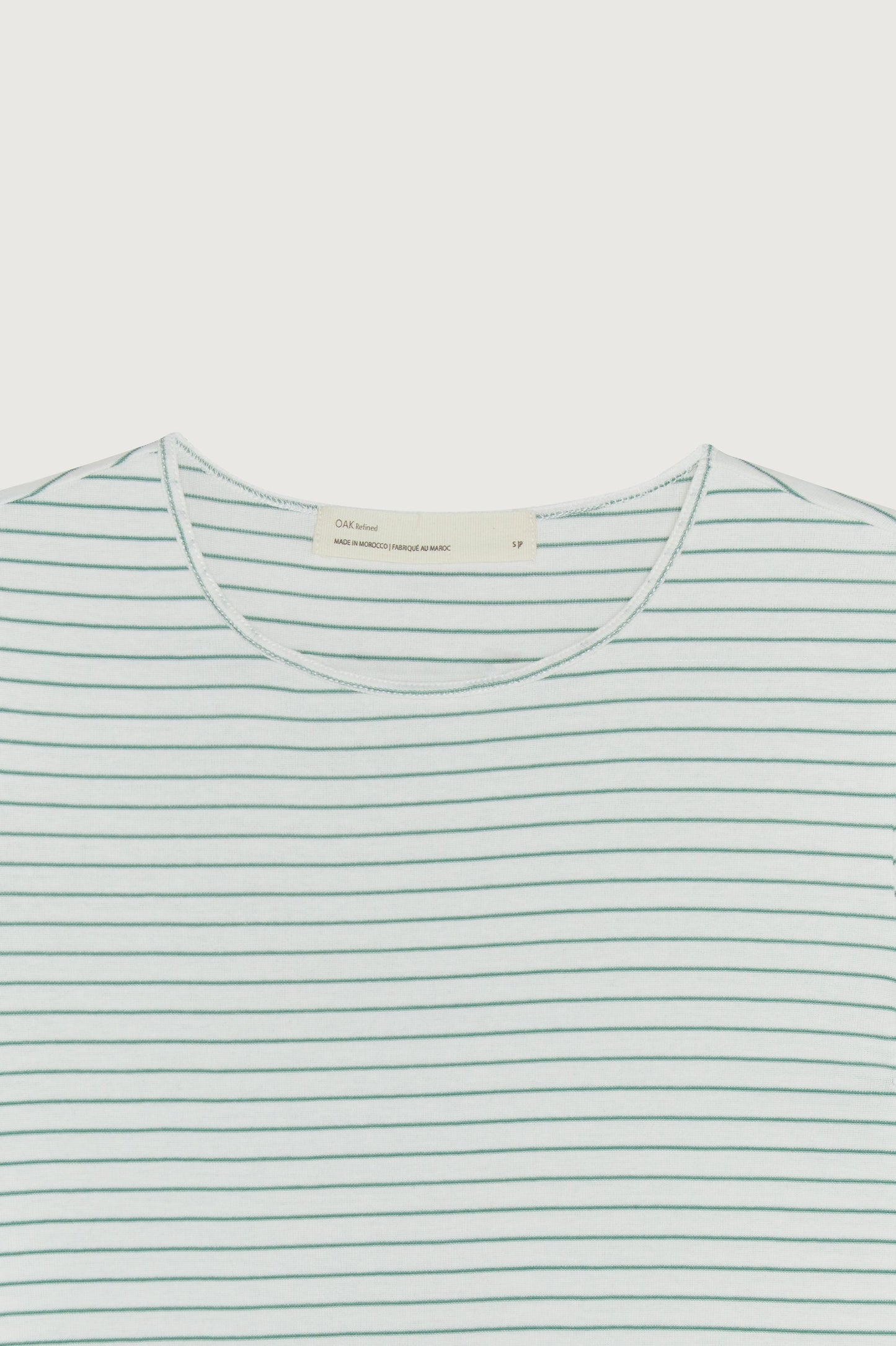 CROPPED STRIPED TEE