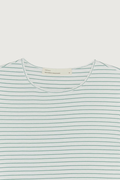 CROPPED STRIPED TEE