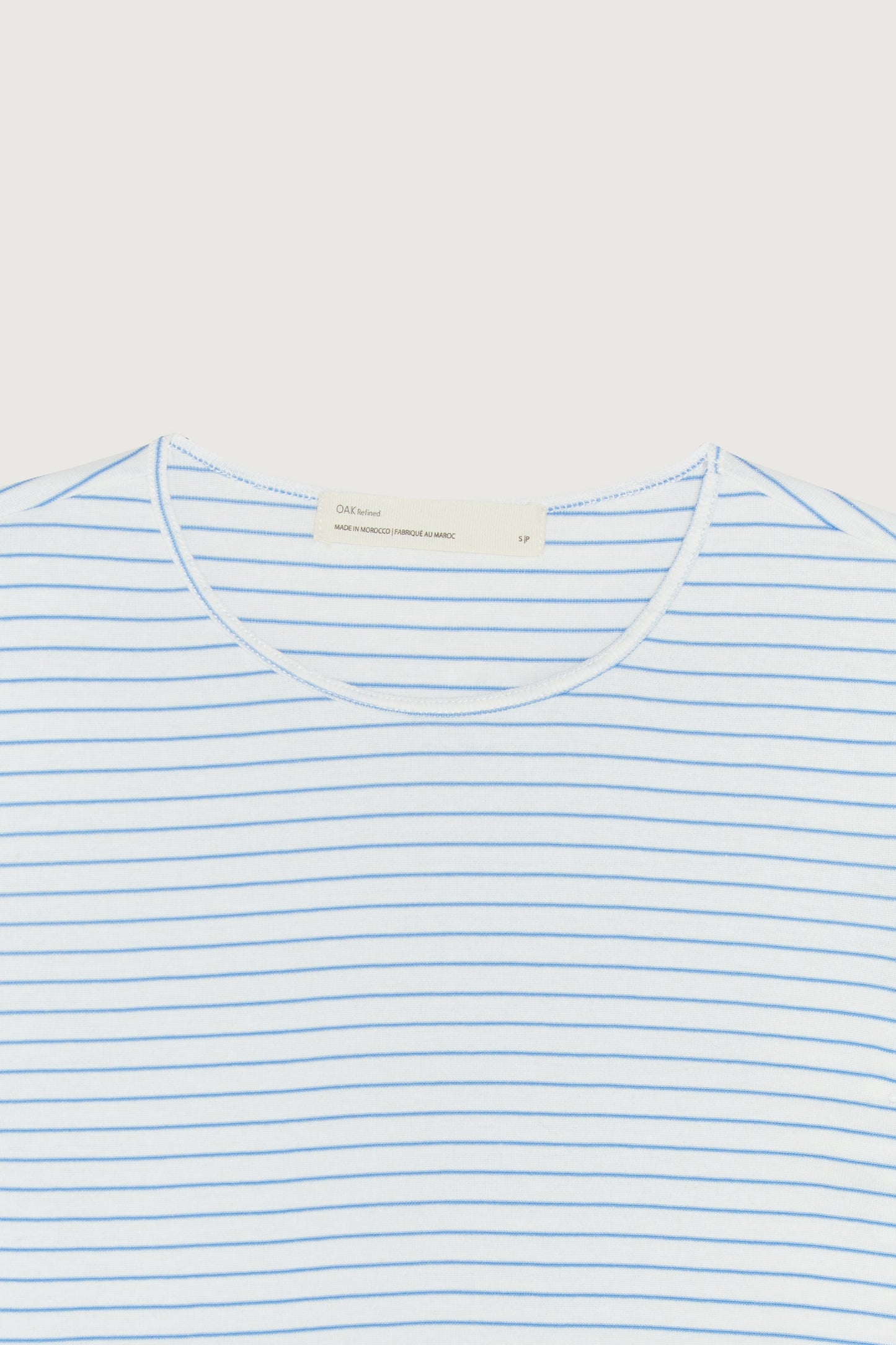 CROPPED STRIPED TEE