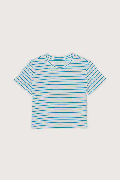 CROPPED STRIPED T-SHIRT