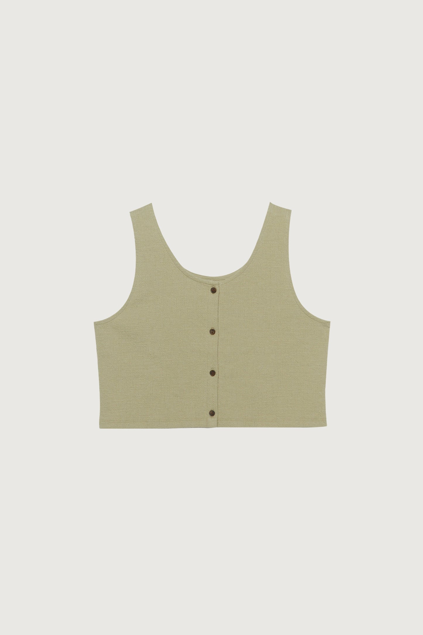 CROPPED TEXTURED TANK