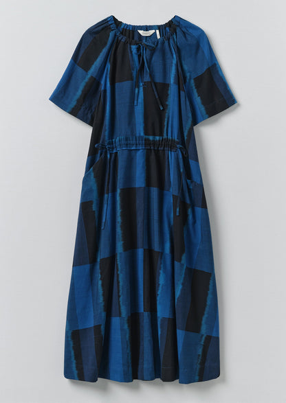 Sobremesa Cotton Ikat Dress | Bright Blue