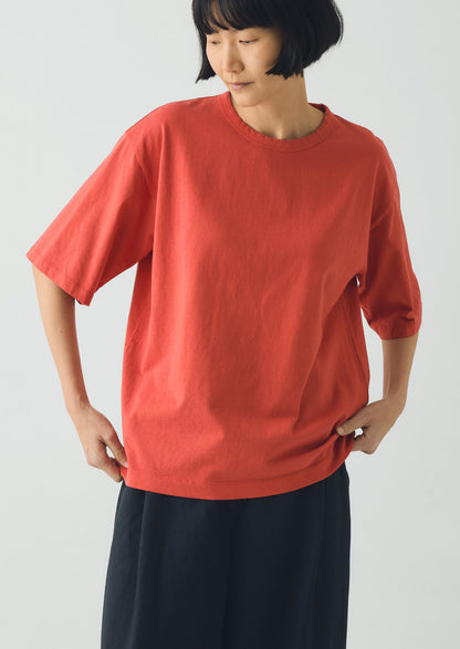 Short Sleeve Cotton Tee | Red Pitaya