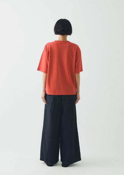 Short Sleeve Cotton Tee | Red Pitaya
