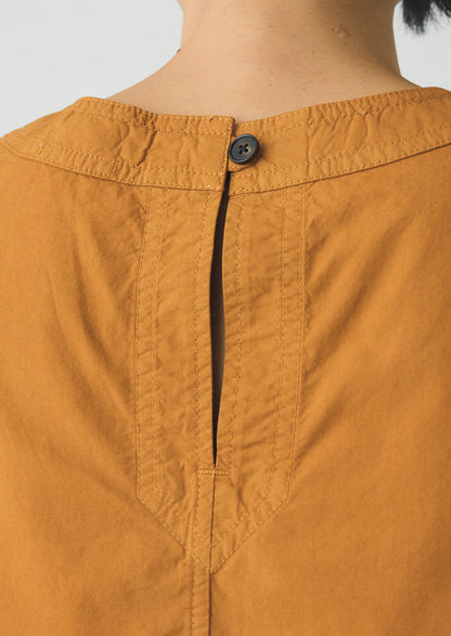 Panelled Garment Dyed Sleeveless Top | Dhal