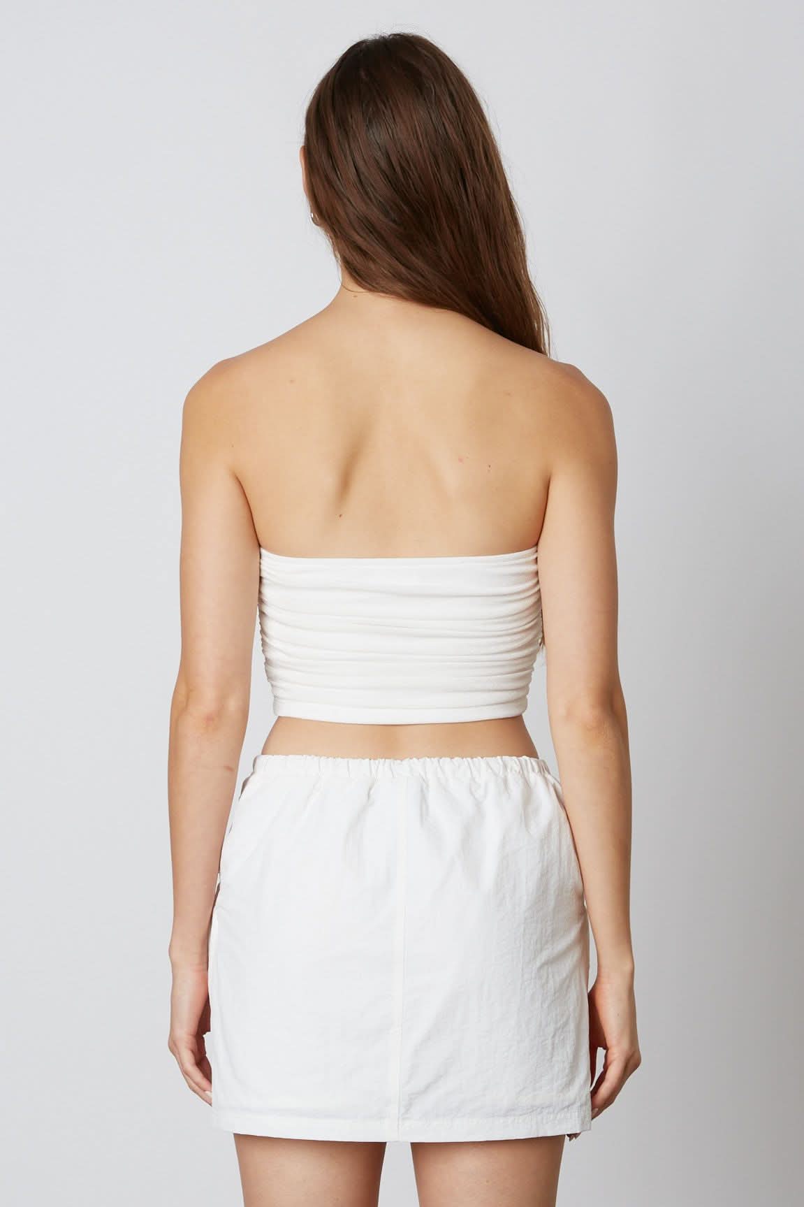 Riley White Cargo Mini Skirt