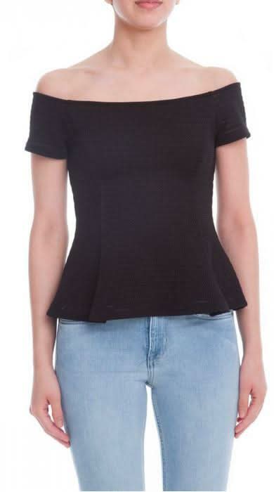 Pride and Off-The-Shoulder Peplum Top