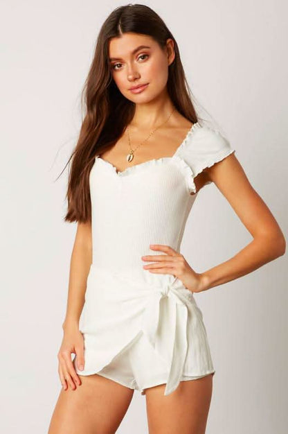 Katie White Wrap Skort