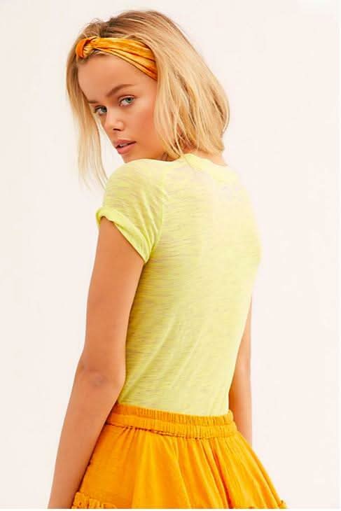 We The Free Yellow Night Sky Tee